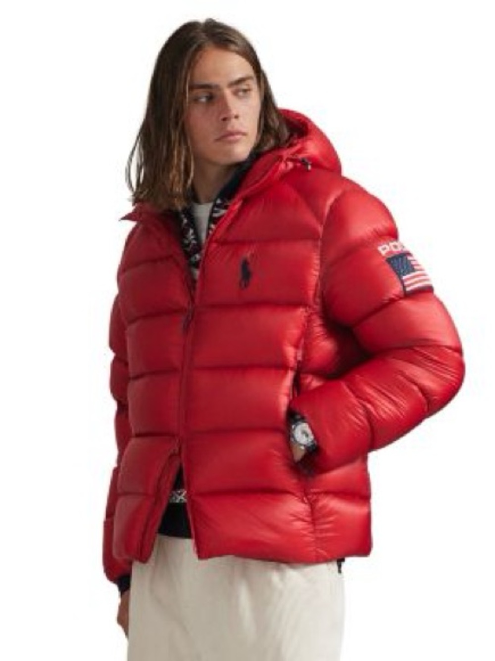 Polo The Hawthorne Flag Down Jacket NWOT Sz M